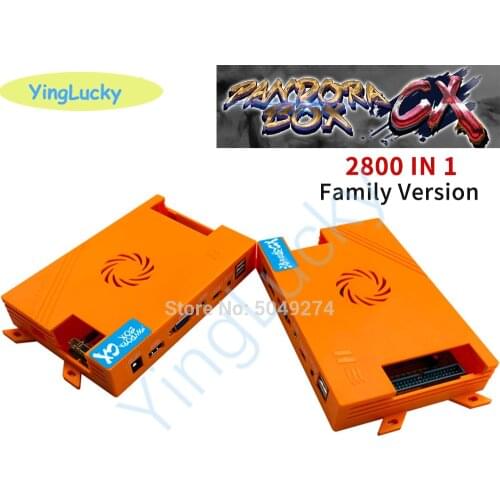 Pandora box cx 2800 in 1 family version motherboard can 3P 4P game For video game arcade console machine 3d tekken mortal kombat