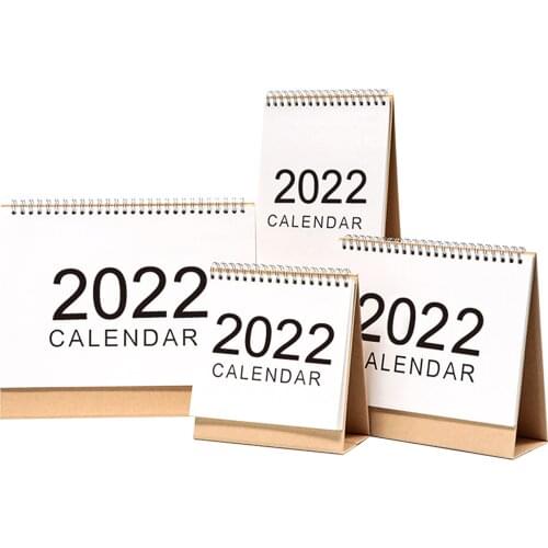 Desk Calendar Room Decor Flip Tabletop Calendar 2021 Sep-2022 Dec Creative Simple Desktop Schedule Desktop Ornaments first-rate