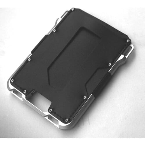 New Designer Aluminium Alloy Card Wallets for Men ID Bank Card Case Vintage Genuine Leather Slim Metal Wallet Credit Card Holder