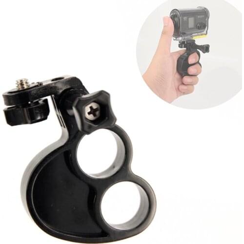 Self Ring Monopod Knuckles Fingers Grip with Holder Mount for sony action cam AS100V AS200V AS30V X1000V AEE Surf Accessories