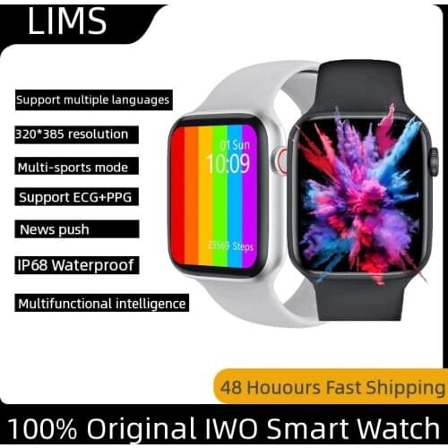 2021 W26 Smart Watch Men Women Split Screen Display Original Smartwatch Body Temperature Monitor BT Call For Android IOS IWO