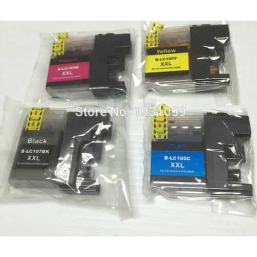 YOTAT Compatible LC107 LC105 LC107XL LC105XL ink cartridge for Brother MFC-J4310DW MFC-J4410DW MFC-J4510DW MFC-J4610DW/J4710DW