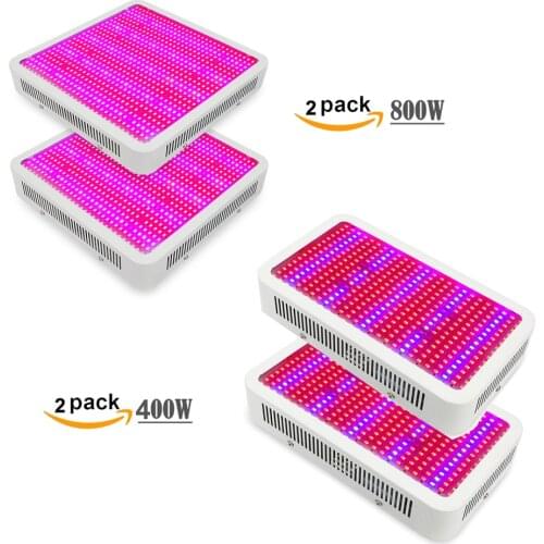 2pcs/Lot) 800W 400W 200W LED Grow Light Full Spectrum For Indoor Hydroponics Flower Vegetable Herb Greenhouse Commercial Plant