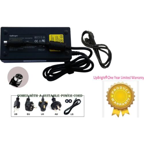 UpBright New AC / DC Adapter For FSP FSP220-ABAN1, 6-51-X8102-010 Charger DC Power Supply Cord Cable Charger PSU (4 Hole Female)