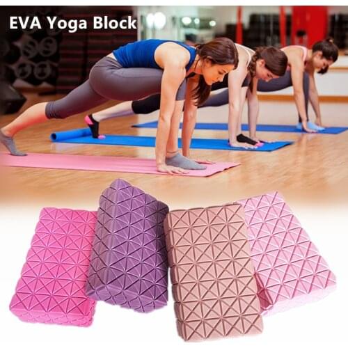 1Pc Portable EVA Yoga Brick Gym Sport Exercise Pilates Foam Block Bodybuilding Stretch Aid Equipment