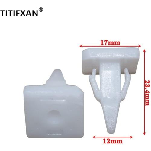 10PCS Car side skirt bottom edge clip for Mitsubishi Lioncel Pajero SPORT MIVEC V3 V5 Lancer plastic fasteners