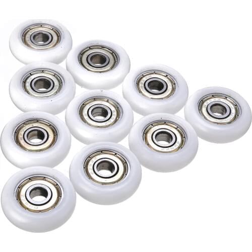 10pieces Sliding Shower Roller Wheel Plastic Door Replacement Roller Wheel Runner Diameter 23mm