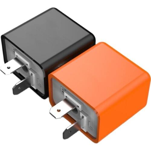 12V 2 Pin LED Flasher Turn Signal Indicator Frequency Relay Motorcycle Flasher Multiple Protection Safe For Motorbike Motorcycl