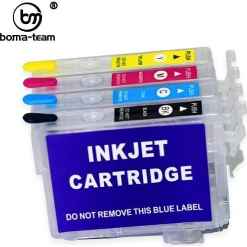 34 34XL 702 702XL WF-3720 WF-3725 Refillable Ink Cartridge For Epson WorkForce PRO WF-3725 WF3720 WF-3730 3733 Printers No Chip