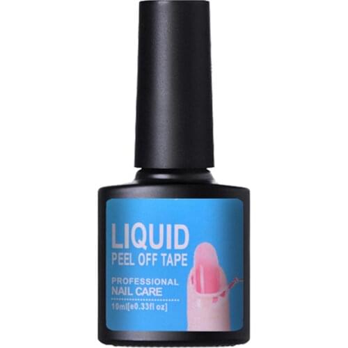 10ML Anti-overflow Nail Polish Peel Off Nail Art Decoration Base Coat Protected Glue Liquid Peel Off Tape Latex Nail Polish