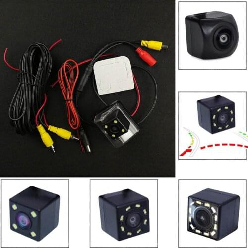 Car CCD 8 12 LED Fisheye Dynamic Night Vision Rear View Camera Waterproof Parking For Mazda 6 CX-5 CX-7 CX-9 2009 2010 2011 2012