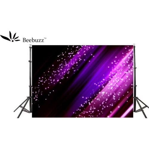Beebuzz photo backdrop Purple black glow point photography supply background purple starlight photophon
