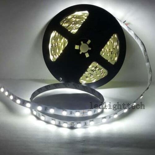 Fast shipping 100M DC24V 20X 5M 5050 SMD 300 Cold cool White LED Strip Light 60LED/M nonwaterproof