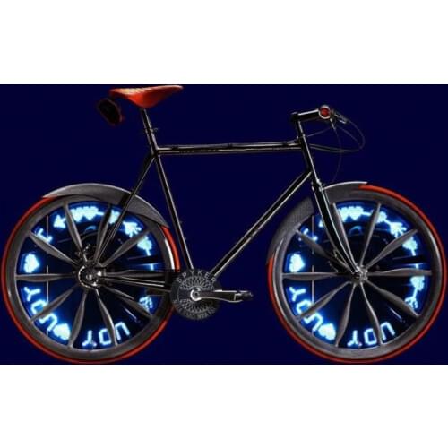 Double-side Bike Cycling Bicycle spokes Motorcycle Car Bicycle Light Tyre Tire Wheel Valve 7 LED Flash Light SM015