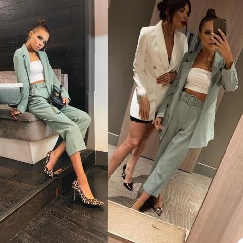 Fashion Women Blazer Solid Business Female Blazer Jacket Casual Long Sleeve Work Suit Office Lady Blazers Coat Top