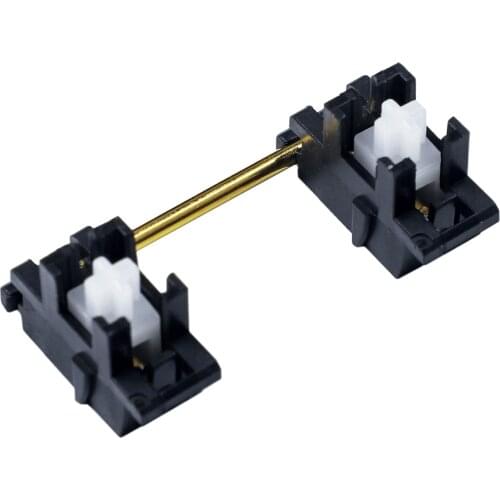 EG Black White Panda S Gold Wire Plate Mounted Stabilizers For GK61x GK64x GK68x