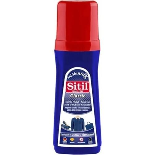 Siting in Liquid Shoe Polish Navy Blue 80 ml repair maintenance repair refurbishment cleaning