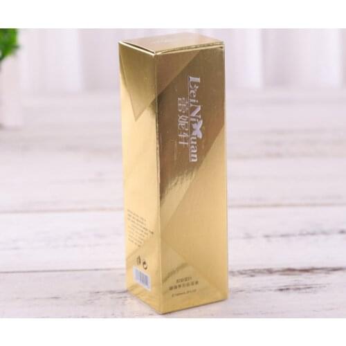 Luxury Custom Wholesale white Paper Box Cosmetic Packaging Box Gift Lip Gloss Box With Gold Foil Logo ---XP0277