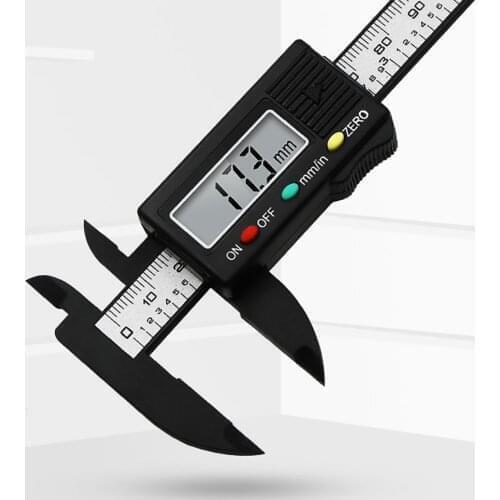 Electronic Digital Display Caliper 100mm MM / Inch High Precision LCD Vernier Caliper Gauge Measure Micrometer Measuring Tool