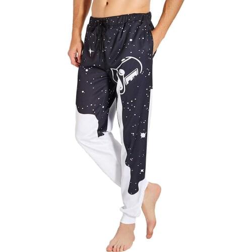 Mens Bloomers Pants Male Leggings for Running Gym Sport Fitness Quick Dry Fit Joggings Workout White Black Printed Trousers