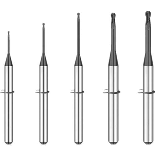 Dental Milling Burs Compatible with Wieland CAD/CAM Machine Cutter Tool for PMMA Zirconia Disc