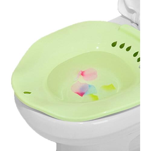 Bathtubs Sit Bath for Toilet Seat Premium Sit Bath Toilet Tub Postpartum Care Hemorrhoid Cleanse Vagina/Anal Inflammation