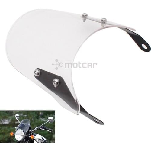 Motorcycle Clear ABS Wind Deflectors Windshield Windscreens Pare-brise For Triumph Bonneville T 100/120 Triumph Thruxton 900