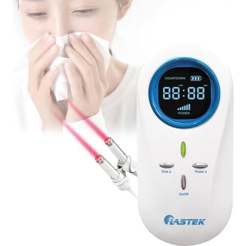 2020 Sinusitis Treatment Cold Laser Therapy Device for Allergic Rhinitis Physiotherapy Equipment with LCD Display