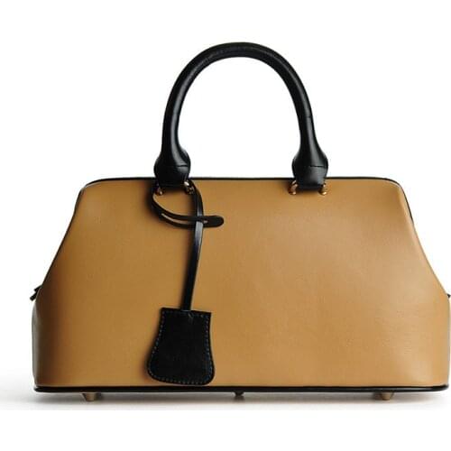 2020 New design split leather women shell handbags small totes bags