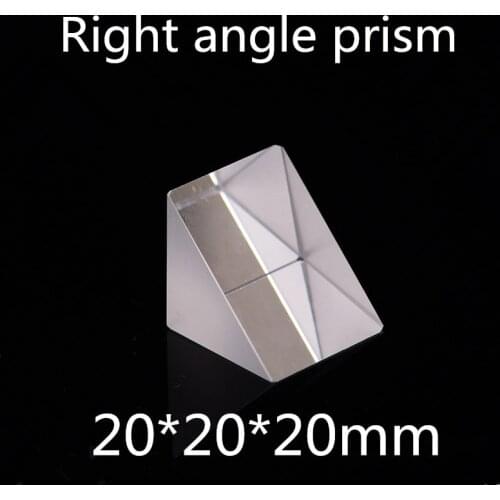 20x20x20mm 20*20*20mm Right Angle K9 Triangular Prism Lens