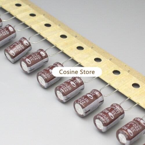 50pieces/lot Electrolytic Capacitor SAMWHA 220uf 35v RD Series 8x11.5mm 35v220uf