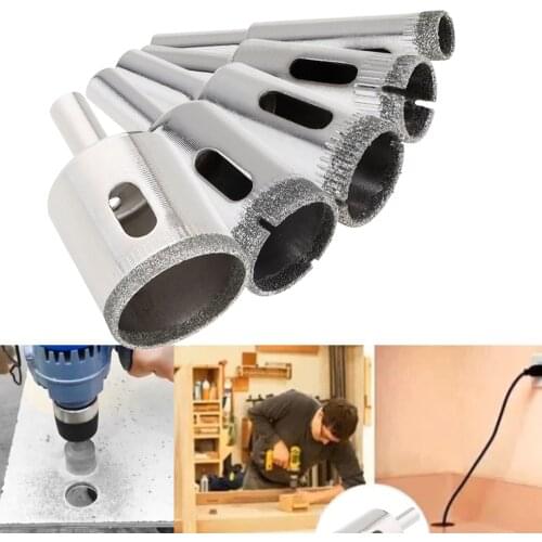 Diamond Core Hole Saw Drill Bit Kit Tools Woodworking Hole Opener for Wood Tiles Glass Ceramic 26mm 28mm 30mm 35mm 40mm 50mm
