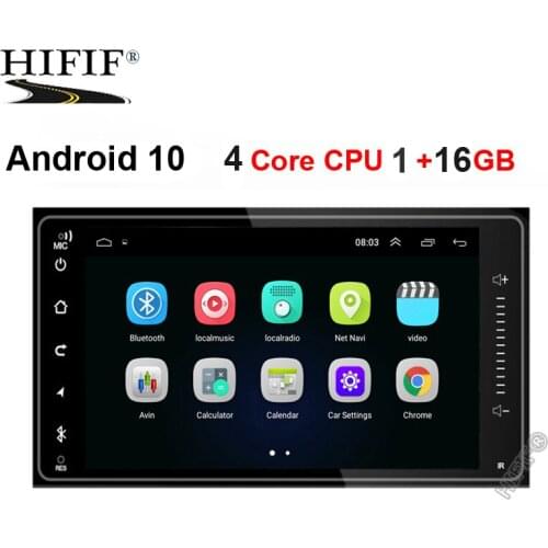 Newest Android 10 car dvd for toyota corolla 2 Din Universal car radio with navigation Bluetooth Wifi car stereo gps player