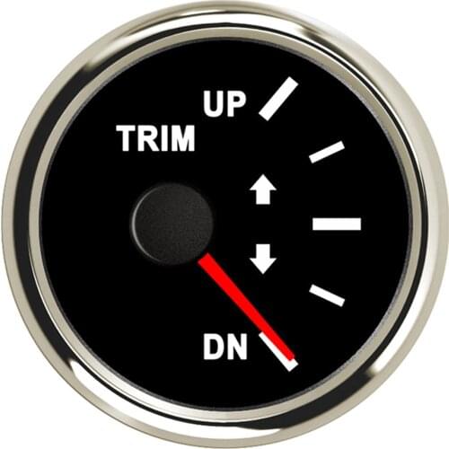 UP-DN Trim Gauges Trim Meters 0-190 ohm Marine Trim Tilt Indicator Boat Balance Gauges
