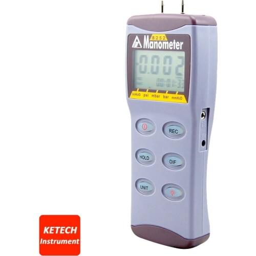 Digital Manometer Differental Pressure Tester AZ8205