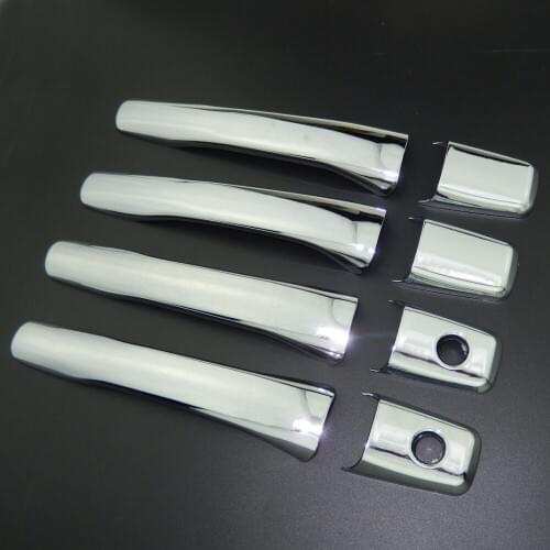 For Mitsubishi Outlander 1st Gen 2001-2006 ABS Chrome Side Door Handle Cover Car Styling 2004 2005