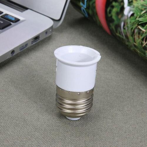 E27 to B22 Converter Light Adapter Lamp Holder Lighting Parts Fireproof Plastic Converter Light Bulb Adapter Lamp Holder