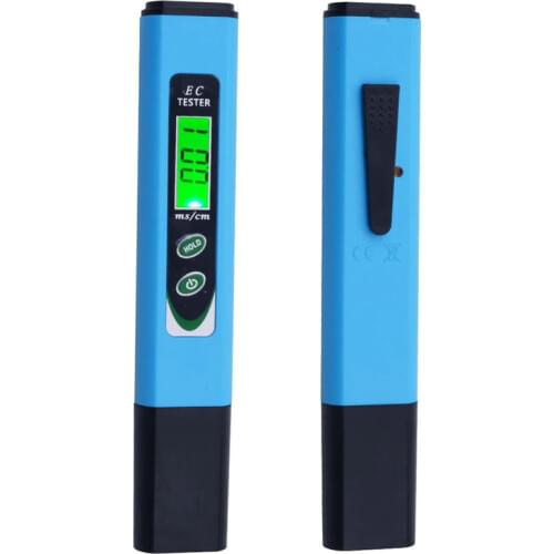 EC Meter Tester EC-963 LED Digital Hydroponics for Swimming Pool Aquarium with ATC Conductivity Water Monitor