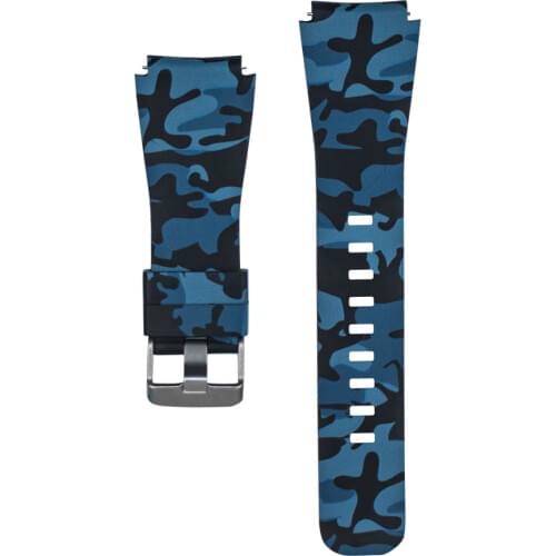 Camo Silicone Watch Band Strap for Xiaomi Huami Amazfit Pace 22mm Smart Watch Camouflage Replacement Wrist band strap bracelet