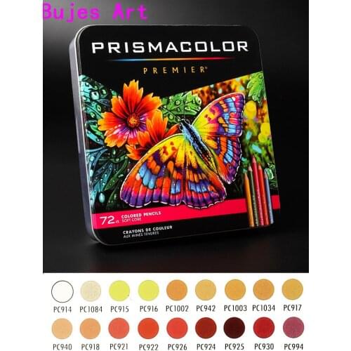 Original Prismacolor Premier 72 color art drawing pencil oil pencil 4.0MM core Peinture au plomb Sanford Prismacolor Plomb gras