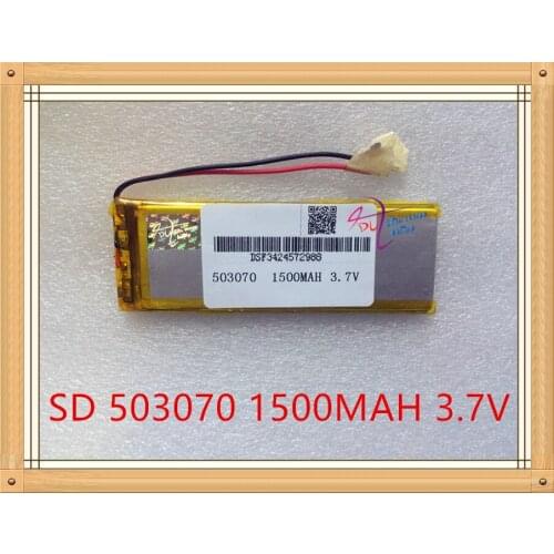 Liter energy battery 3.7V polymer lithium battery 503070 MP4 MP5 GPS DVD 1500MAH game machine driving recorder