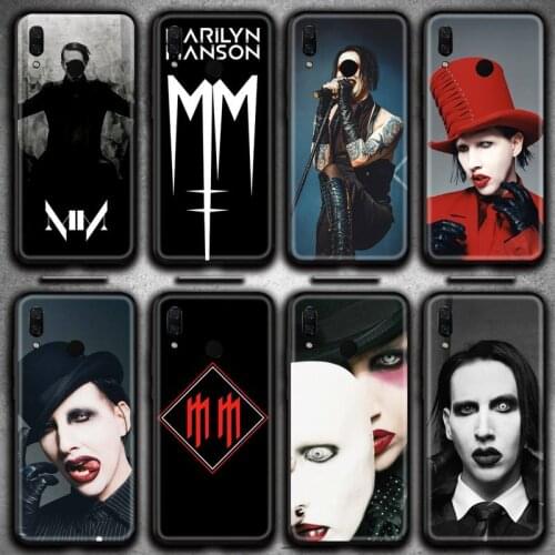 Marilyn Manson Phone Cases for Huawei Y6P Y8S Y8P Y5II Y5 Y6 2019 P Smart Prime Pro