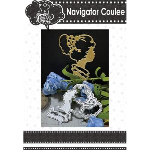 Metal cutting mold Japanese girl avatar graffiti scrapbook crafts stamps and decorative paper card making new design in 2021