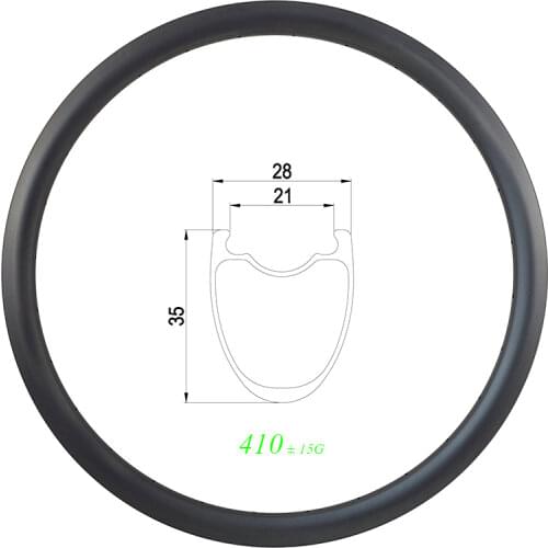 700c 35mm clincher tubeless road disc bike carbon rim 28mm wide 21mm inner 3K UD matte glossy 20H 24H 28H 32H gravel wheel