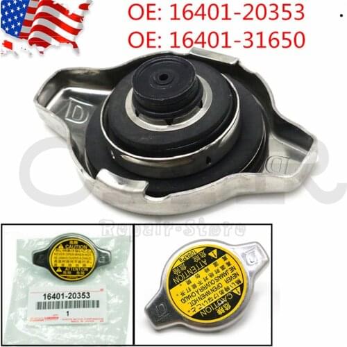OEM New Sub-Assembly Radiator Cap Replace 16401-20353 1640120353 for Toyota 4Runner Camry Corolla Tundra Matrix Prius Sequoia