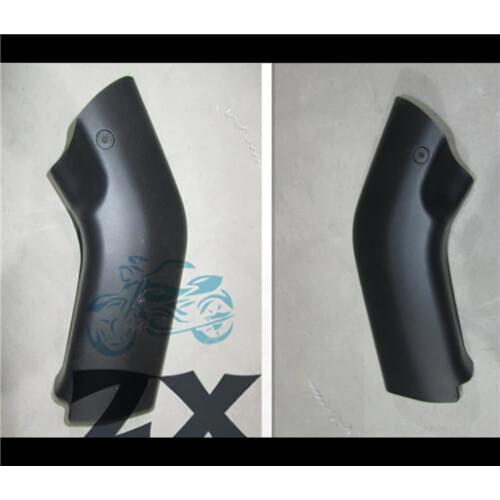 A pair unpainted Motorcycle fairing Air Duct Tube Cover For kawaski ZX-6R 2000 2001 636 Dush trim ram air cover ZXMT