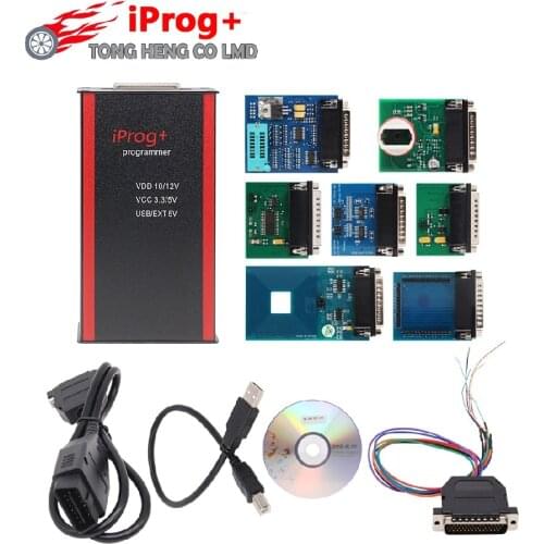 Iprog+ Key Programmer 7 Adapter Support IMMO + Mileage Correction + Airbag Reset Iprog Pro Till Replace Carprog/Digiprog/Tango