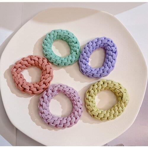 3Pcs Women Elastic Hair Band High Elasticity Elegant Solid Color Hair Rubber Bands Girls Elastic Hair Band Hair Accessories New