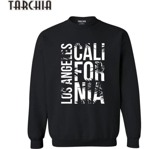 TARCHIA 2021 Plus Size Autumn Brand Casual Sweatshirt Los Angeles California Printed Slim Fit Mens Hoodies Pullovers Hoody