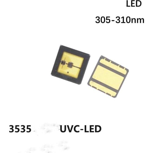 Ultraviolet LED Deep ultraviolet LED 305-310nm UVB LED 3535 Deep 7-8mw 5-6.5v